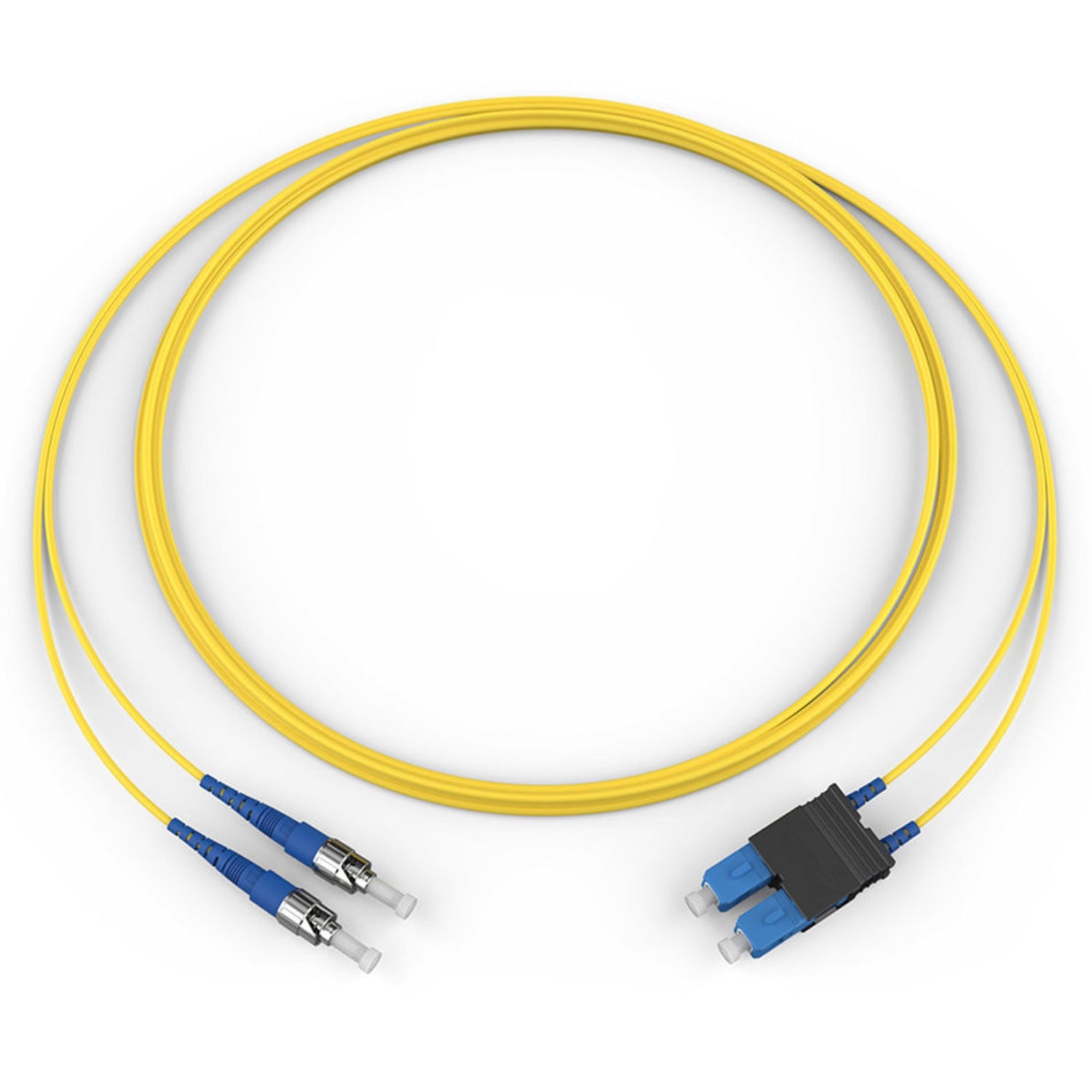Corning GOLD OS2 Duplex Fiber Patch Cables, SC/UPC - ST/UPC