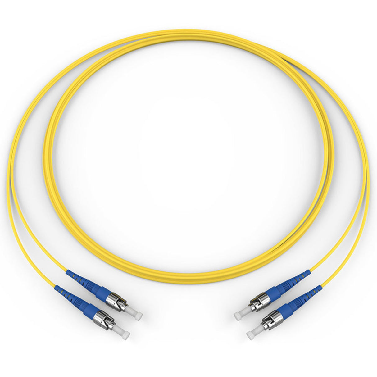 Corning GOLD OS2 Duplex Fiber Patch Cables, ST/UPC - ST/UPC