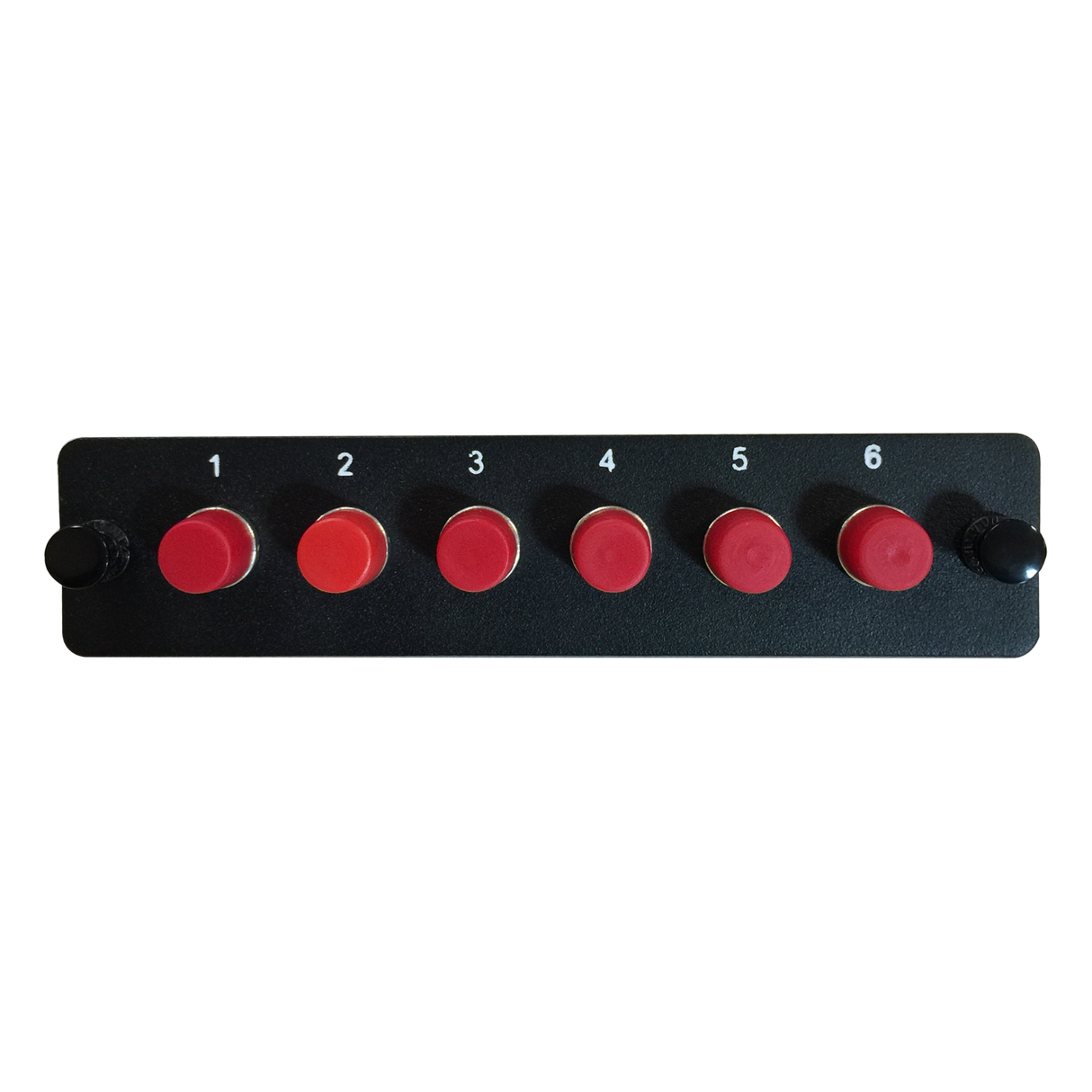 LGX Fiber Adapter Panel; 6 FC Simplex Adapters/Ports