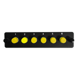 LGX Fiber Adapter Panel; 6 FC Simplex Adapters/Ports