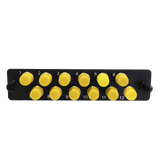 LGX Fiber Adapter Panel; 12 FC Simplex Adapters/Ports