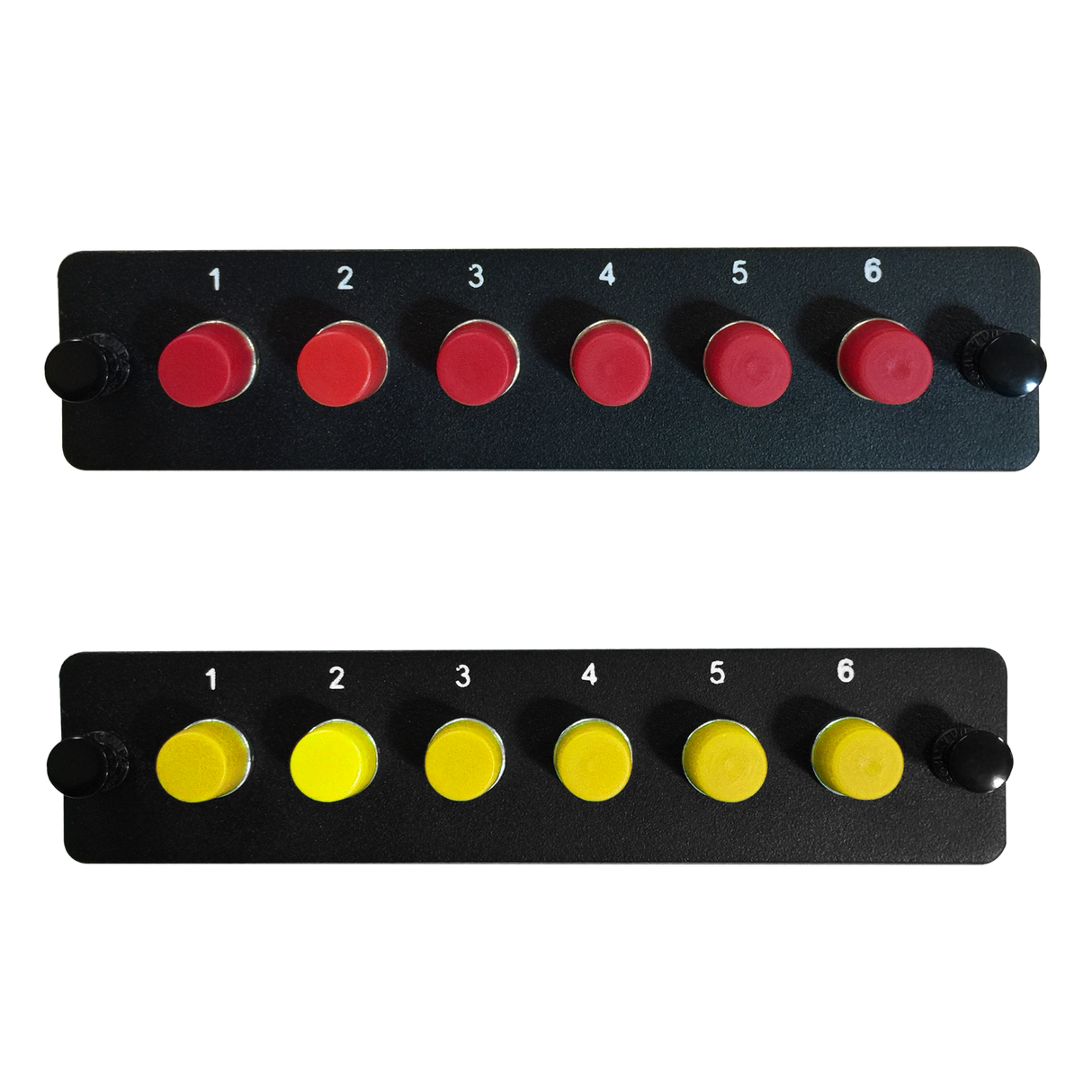 LGX Fiber Adapter Panel; 6 FC Simplex Adapters/Ports