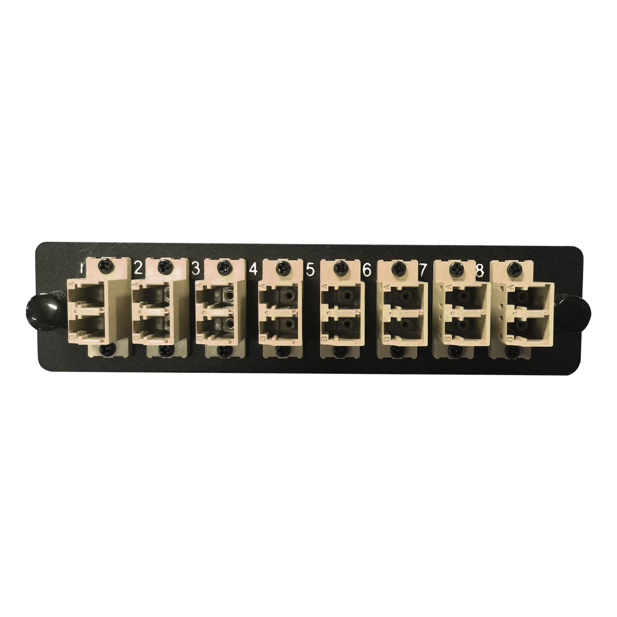 LGX Fiber Adapter Panel; 8 LC Duplex Adapters/Ports