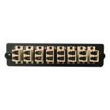 LGX Fiber Adapter Panel; 8 LC Duplex Adapters/Ports