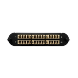 Corning CCH Compatible Fiber Adapter Panel; 6 LC Quad Adapters/Ports