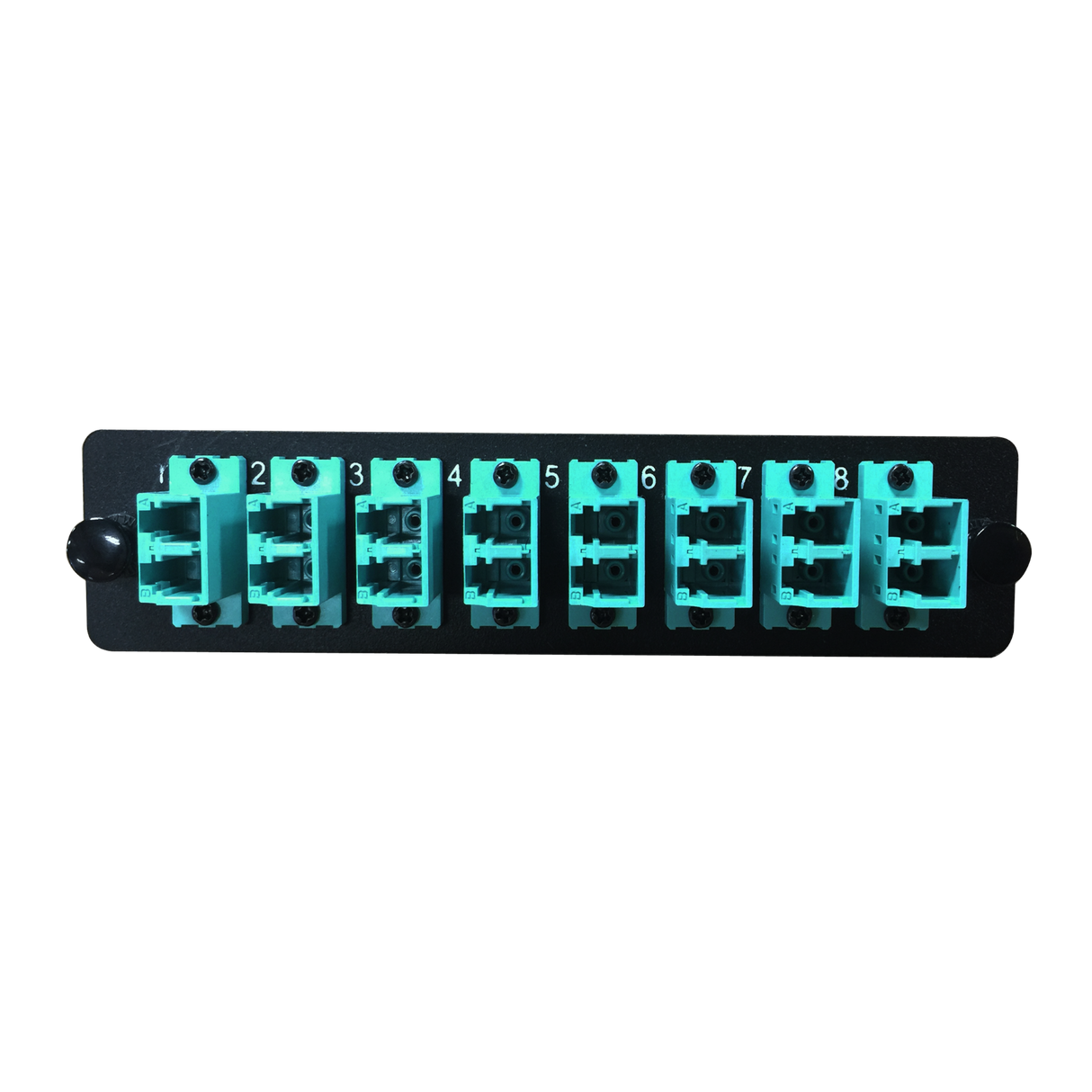 LGX Fiber Adapter Panel; 8 LC Duplex Adapters/Ports