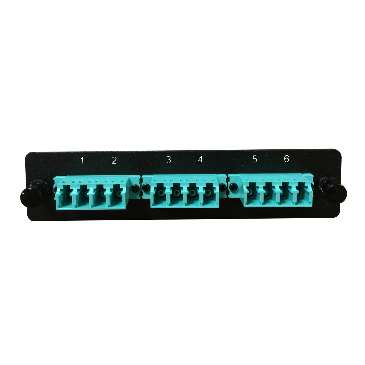 LGX Fiber Adapter Panel; 3 LC Quad Adapters/Ports