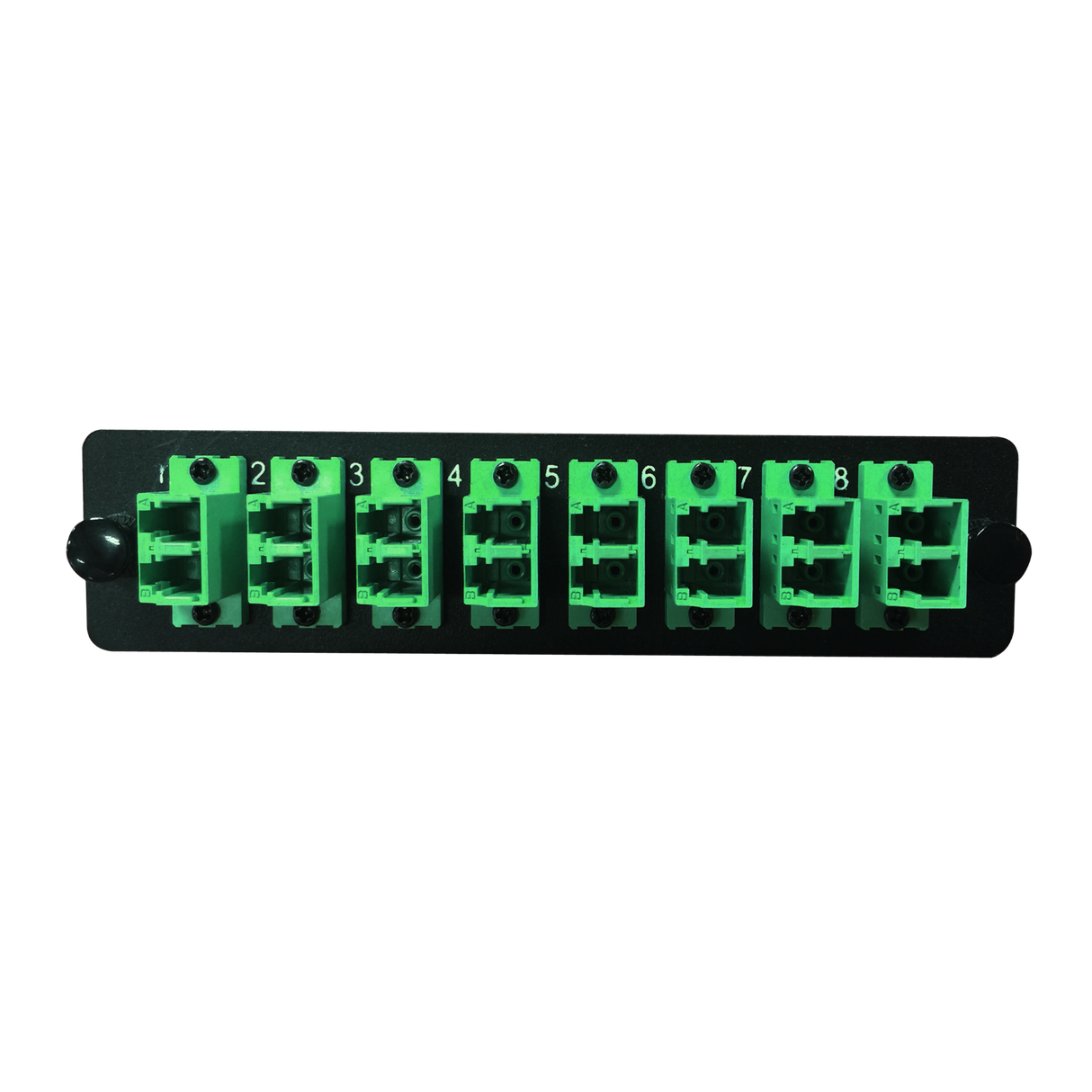 LGX Fiber Adapter Panel; 8 LC Duplex Adapters/Ports