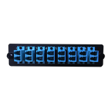 LGX Fiber Adapter Panel; 8 LC Duplex Adapters/Ports