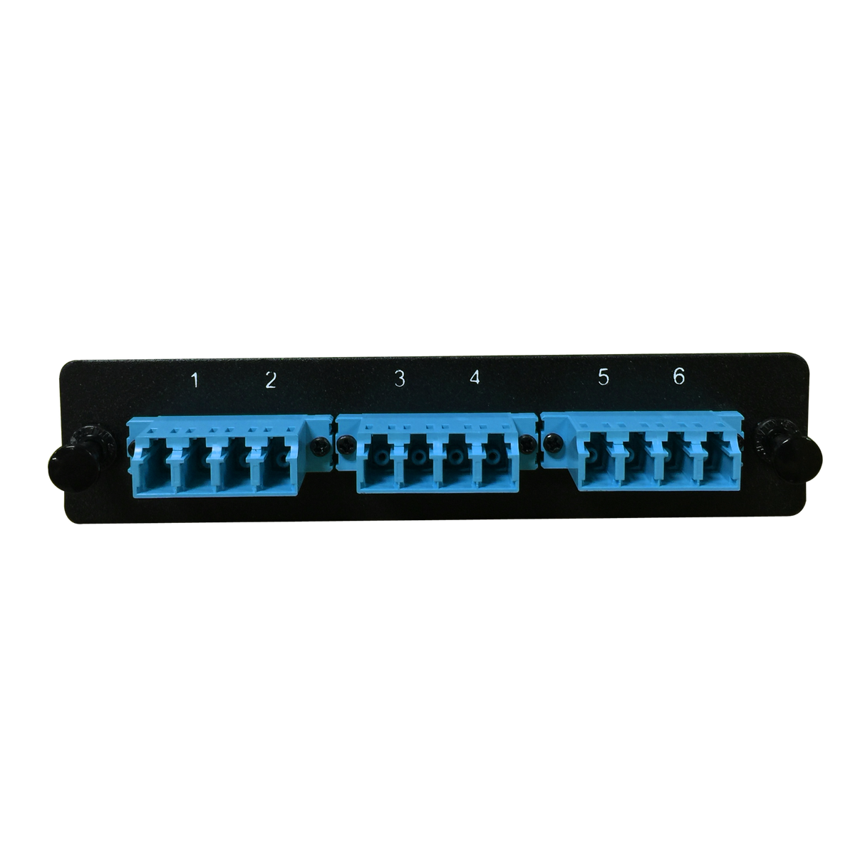 LGX Fiber Adapter Panel; 3 LC Quad Adapters/Ports