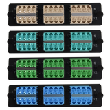 LGX Fiber Adapter Panel; 6 LC Quad Adapters/Ports with Shutters