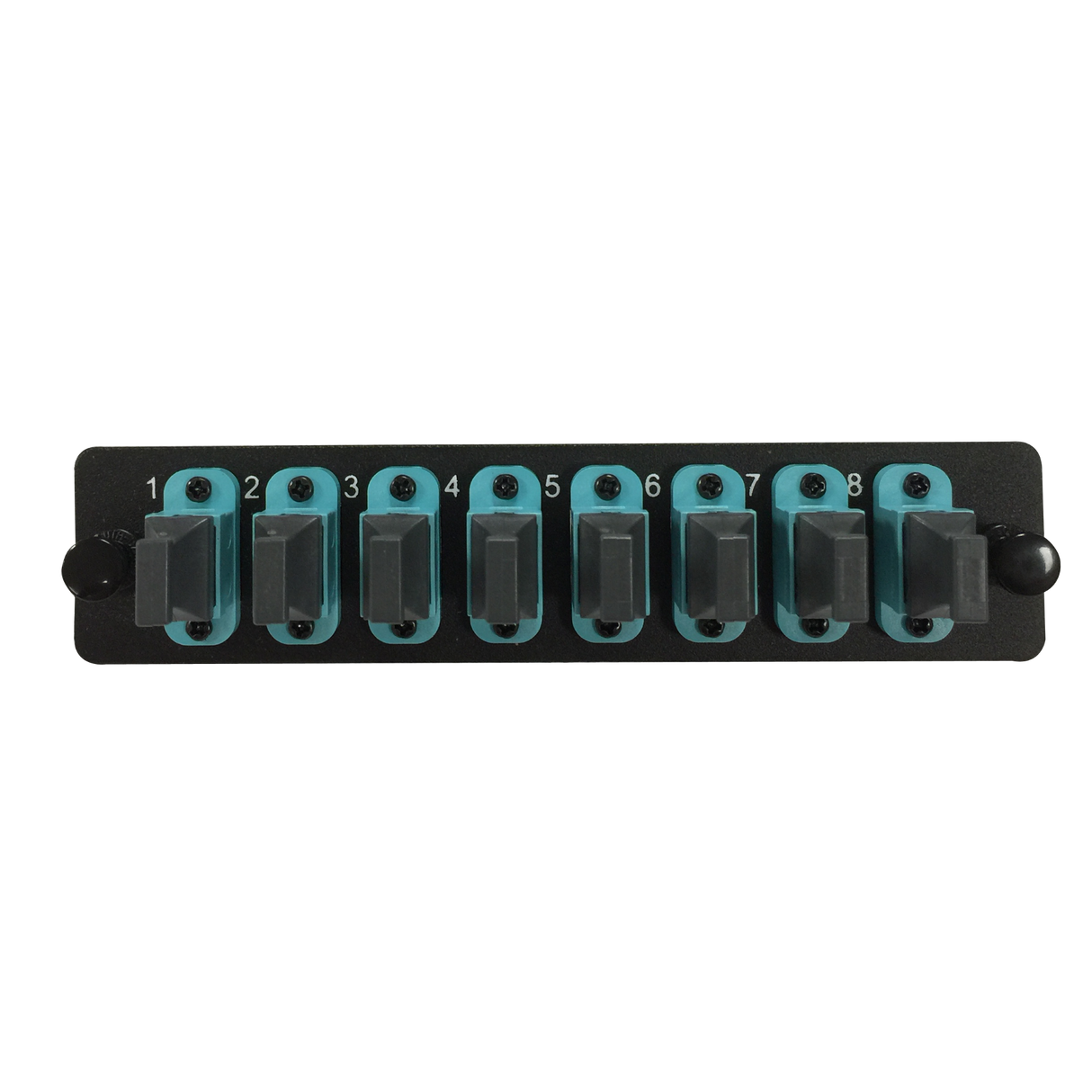 LGX Fiber Adapter Panel; 8 MTP Simplex Adapters/Ports