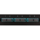 Leviton Compatible Fiber Adapter Panel; 3 MTP Duplex Adapters/Ports