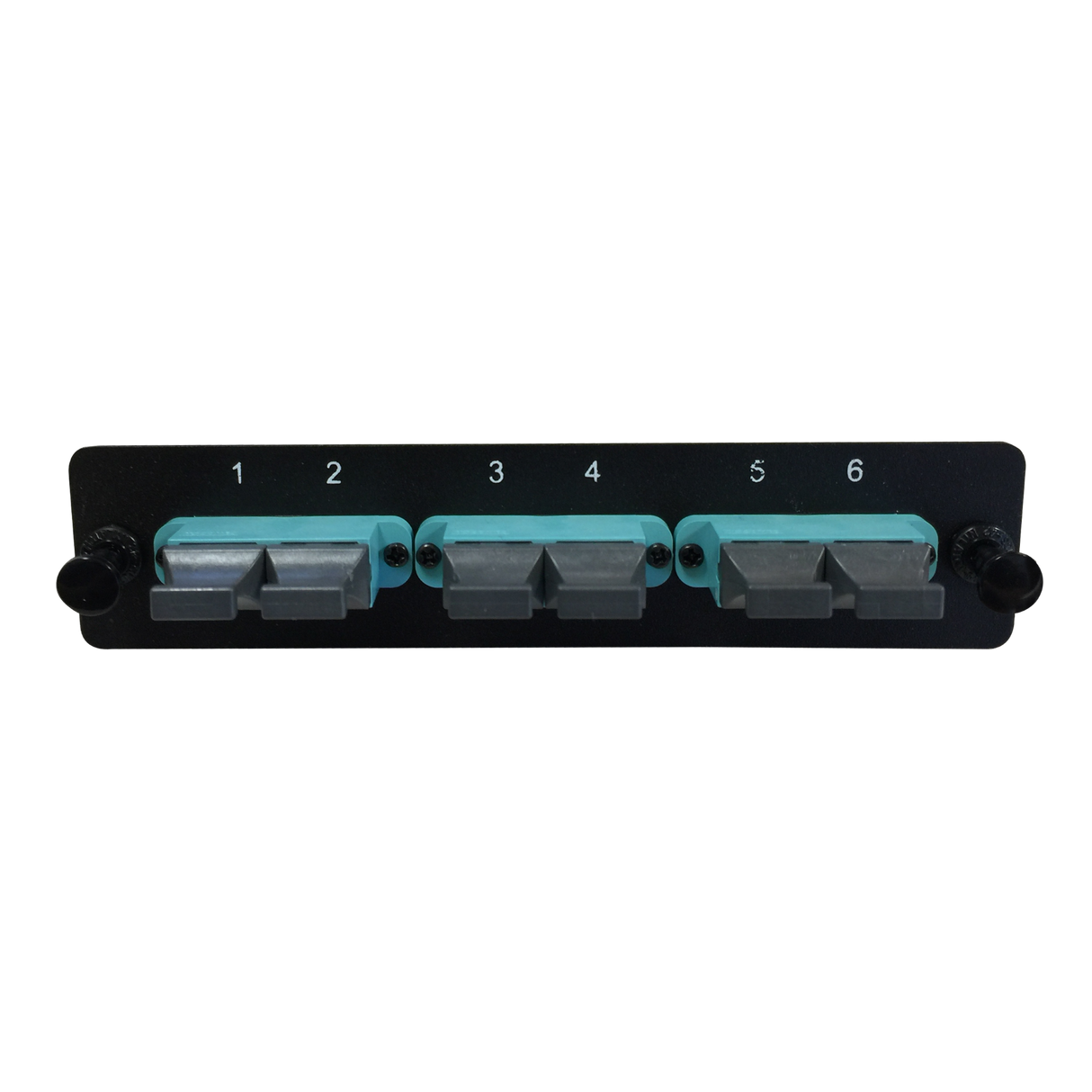 LGX Fiber Adapter Panel; 3 MTP Duplex Adapters/Ports