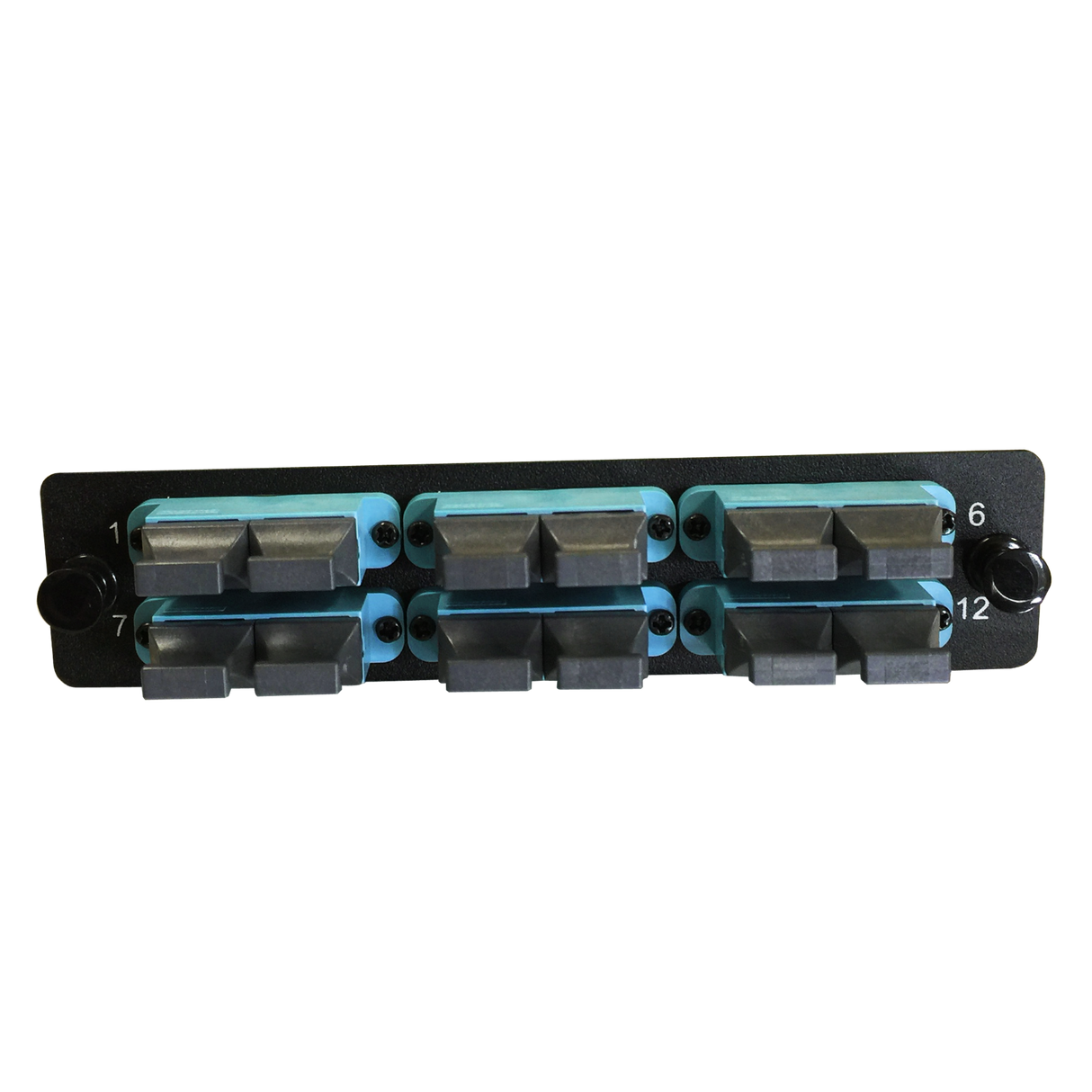 LGX Fiber Adapter Panel; 6 MTP Duplex Adapters/Ports