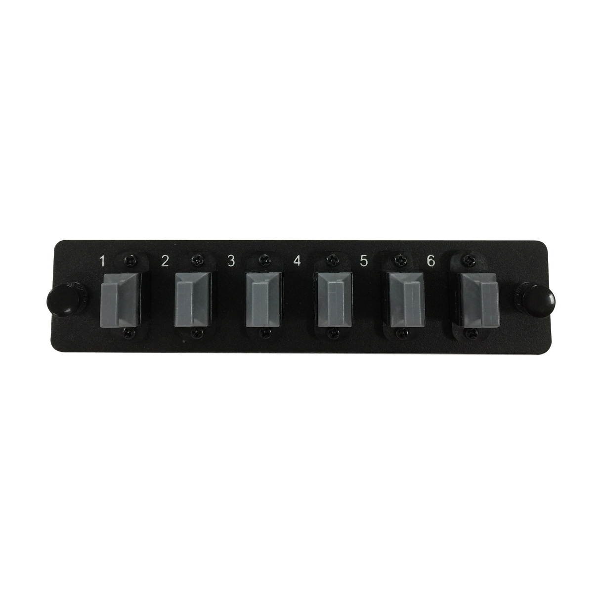 LGX Fiber Adapter Panel; 6 MTP Simplex Adapters/Ports
