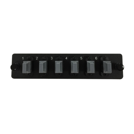 LGX Fiber Adapter Panel; 6 MTP Simplex Adapters/Ports
