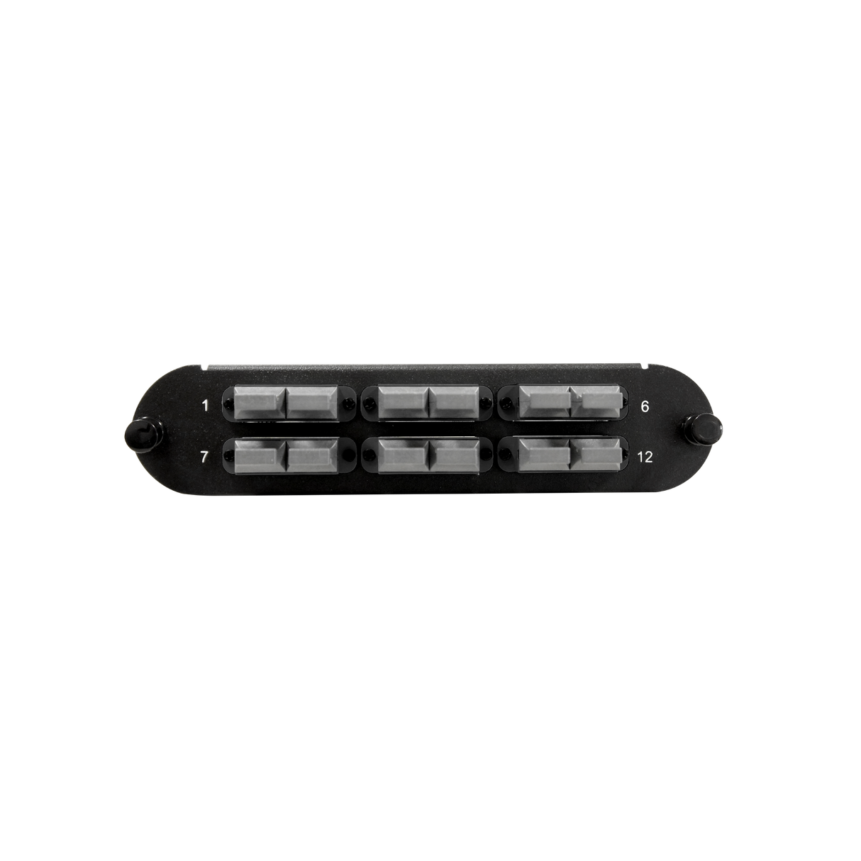 Corning CCH Compatible Fiber Adapter Panel; 6 MTP Duplex Adapters/Ports