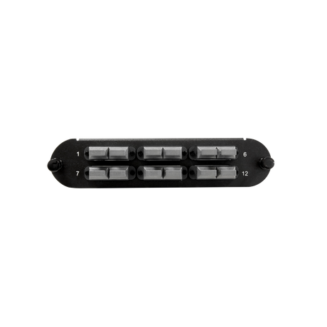 Corning CCH Compatible Fiber Adapter Panel; 6 MTP Duplex Adapters/Ports
