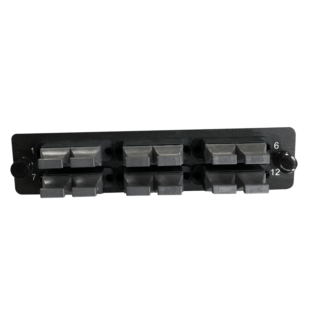LGX Fiber Adapter Panel; 6 MTP Duplex Adapters/Ports