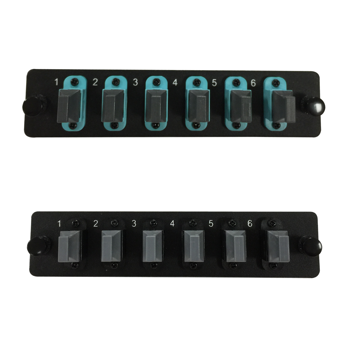 LGX Fiber Adapter Panel; 6 MTP Simplex Adapters/Ports