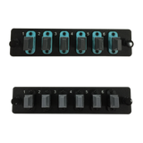LGX Fiber Adapter Panel; 6 MTP Simplex Adapters/Ports