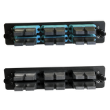 LGX Fiber Adapter Panel; 6 MTP Duplex Adapters/Ports
