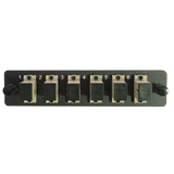 LGX Fiber Adapter Panel; 6 SC Simplex Adapters/Ports