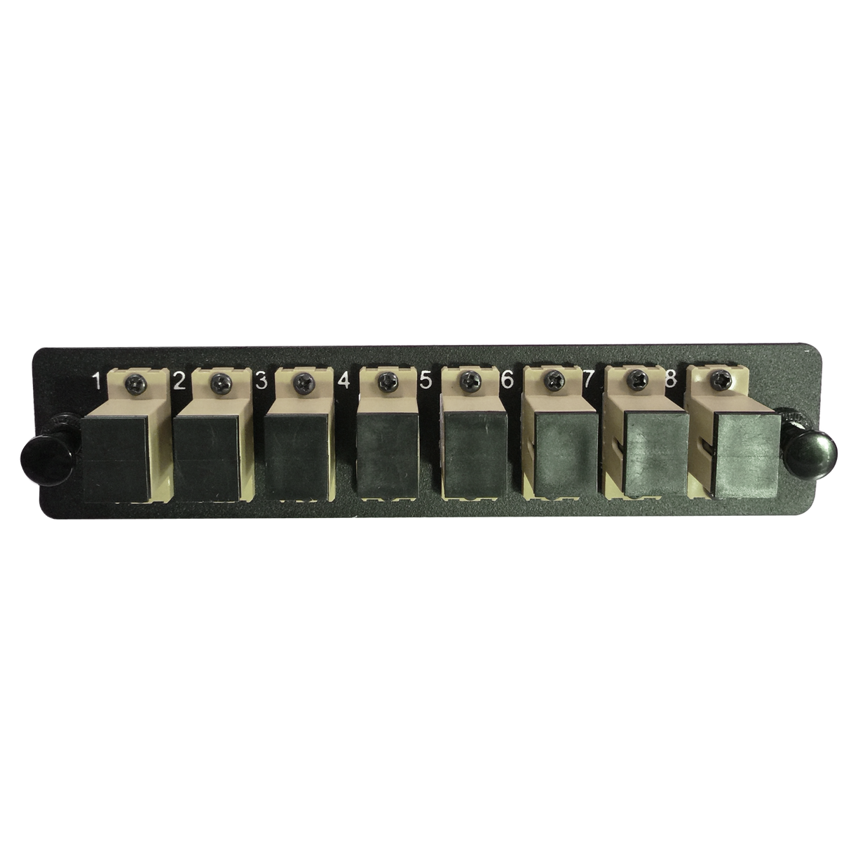 LGX Fiber Adapter Panel; 8 SC Simplex Adapters/Ports