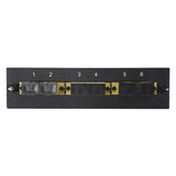 Leviton Compatible Fiber Adapter Panel; 3 SC Duplex Adapters/Ports