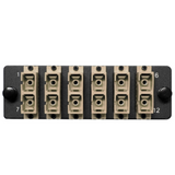 HDA Compatible Fiber Adapter Panel; 6 SC Duplex Ports
