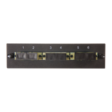 Leviton Compatible Fiber Adapter Panel; 6 SC Duplex Adapters/Ports