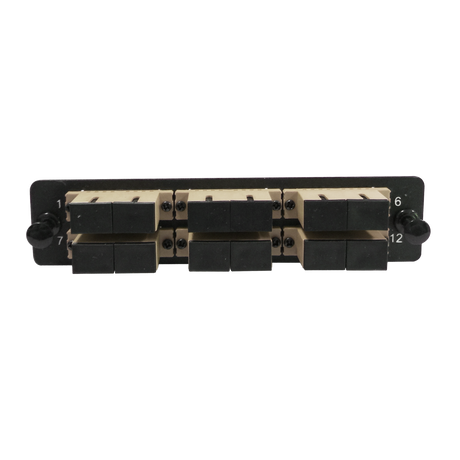 LGX Fiber Adapter Panel; 6 SC Duplex Adapters/Ports