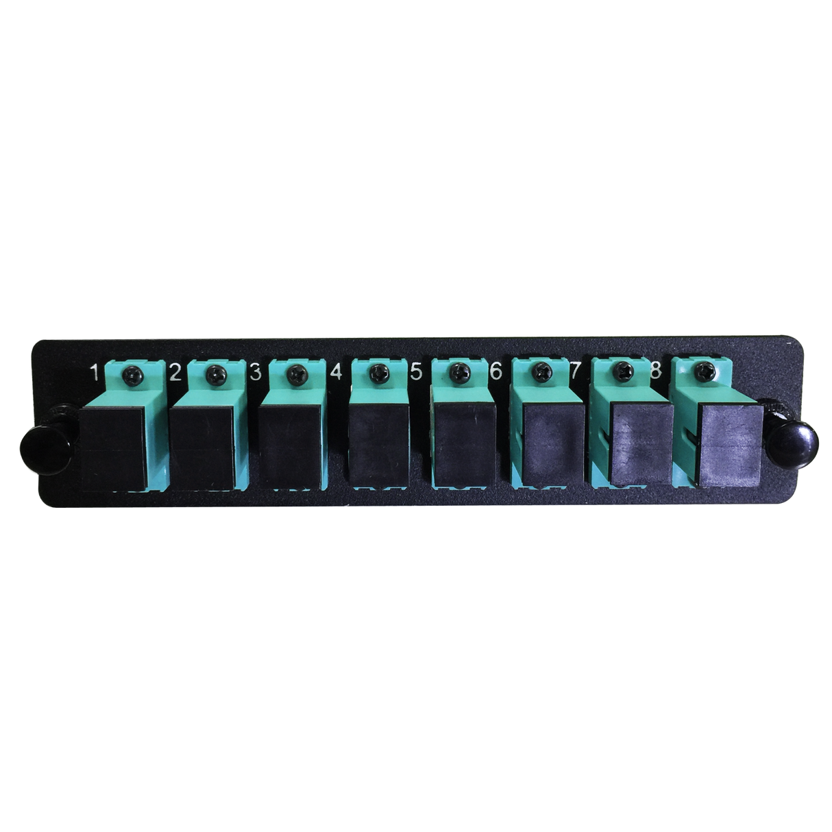 LGX Fiber Adapter Panel; 8 SC Simplex Adapters/Ports
