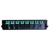 LGX Fiber Adapter Panel; 8 SC Simplex Adapters/Ports
