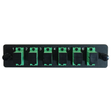 LGX Fiber Adapter Panel; 6 SC Simplex Adapters/Ports