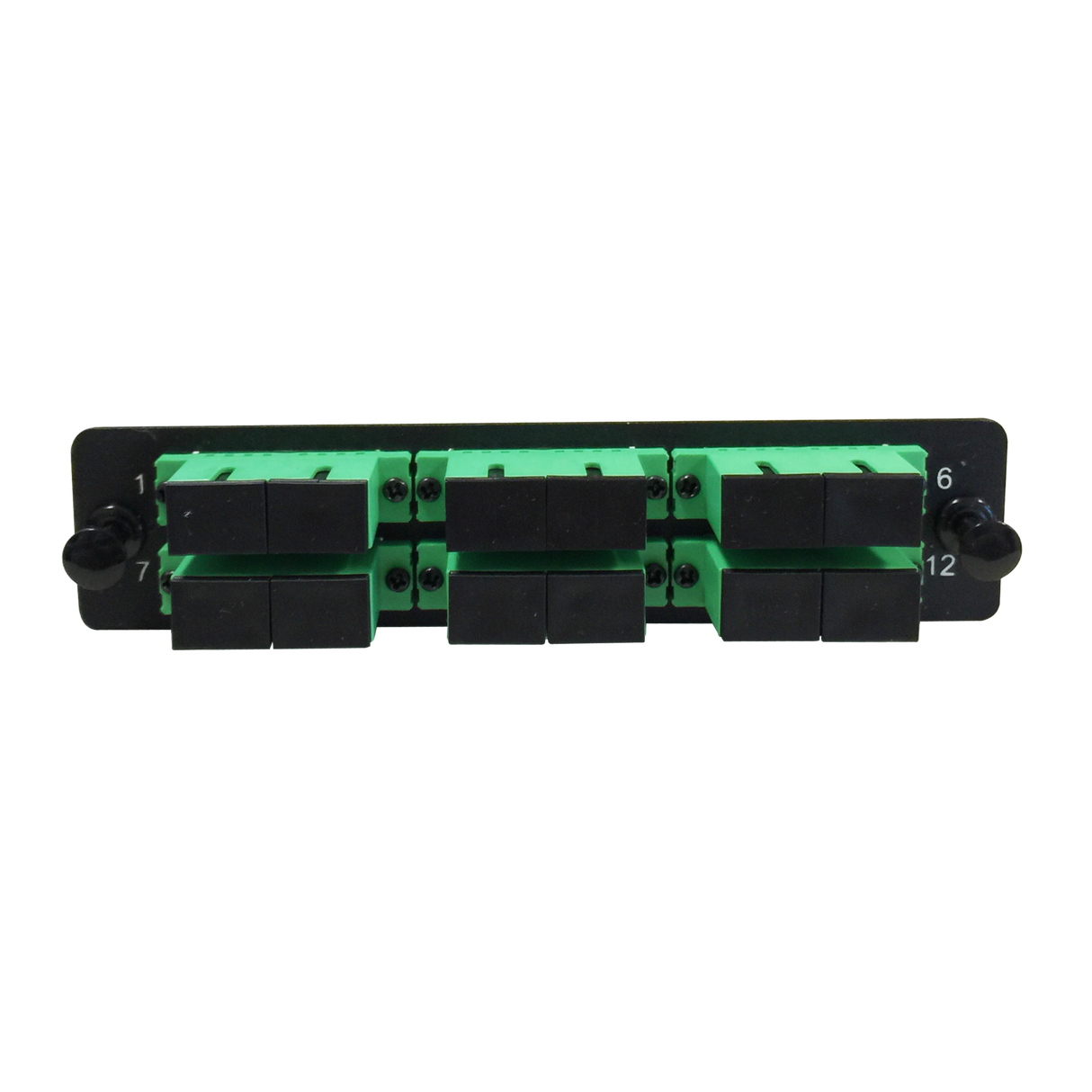 LGX Fiber Adapter Panel; 6 SC Duplex Adapters/Ports