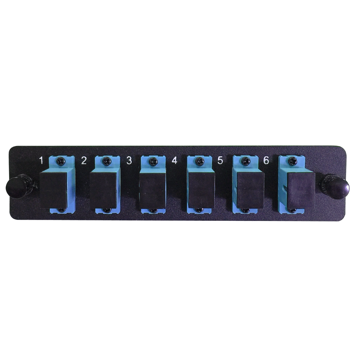 LGX Fiber Adapter Panel; 6 SC Simplex Adapters/Ports