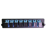 LGX Fiber Adapter Panel; 8 SC Simplex Adapters/Ports
