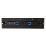 Leviton Compatible Fiber Adapter Panel; 3 SC Duplex Adapters/Ports