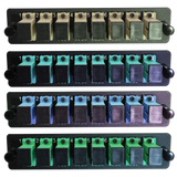 LGX Fiber Adapter Panel; 8 SC Simplex Adapters/Ports