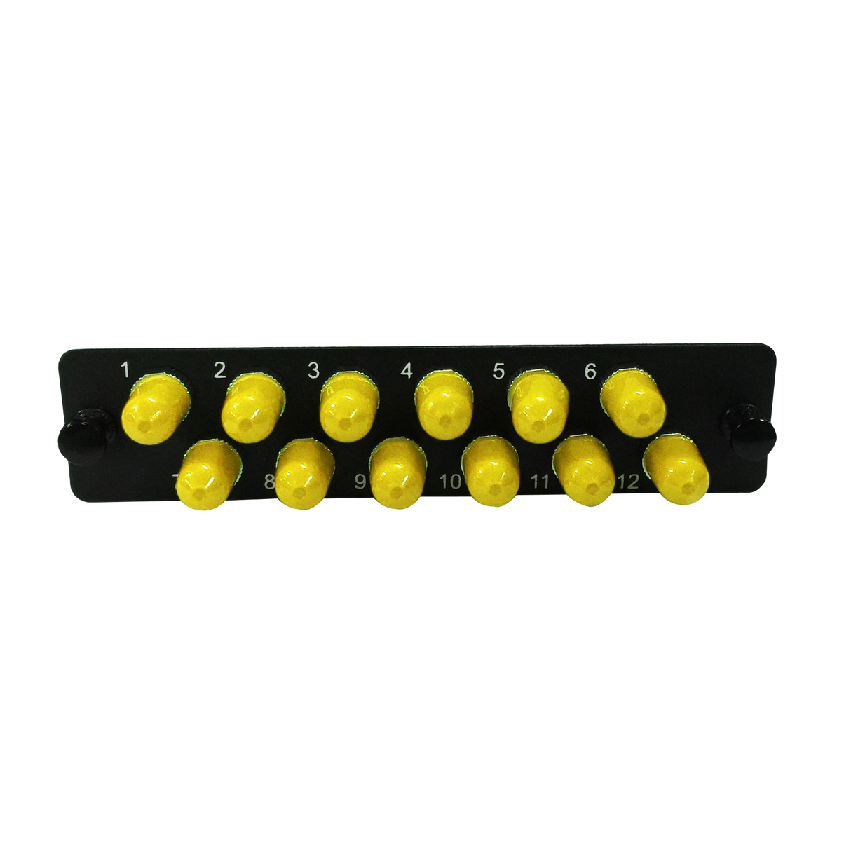 LGX Fiber Adapter Panel; 12 ST Simplex Adapters/Ports