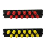 LGX Fiber Adapter Panel; 12 ST Simplex Adapters/Ports
