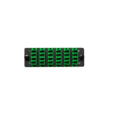 HDA Compatible Fiber Adapter Panel; 6 LC Quad Adapters/Ports
