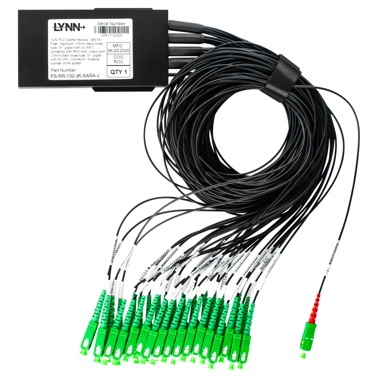 CFFP Compatible Ruggedized PLC Fiber Splitter