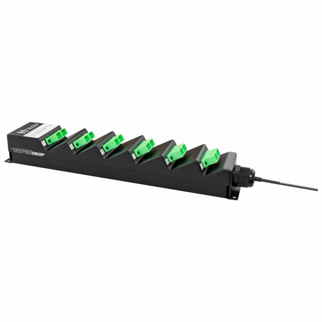 HyperDrop Pedestal Fiber Distribution Terminal Assembly, SC/APC