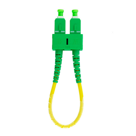 Fiber Optic Loopback Patch Cord, Single Mode