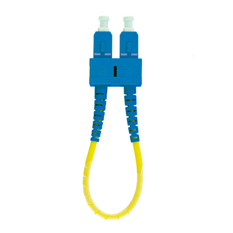 Fiber Optic Loopback Patch Cord, Single Mode