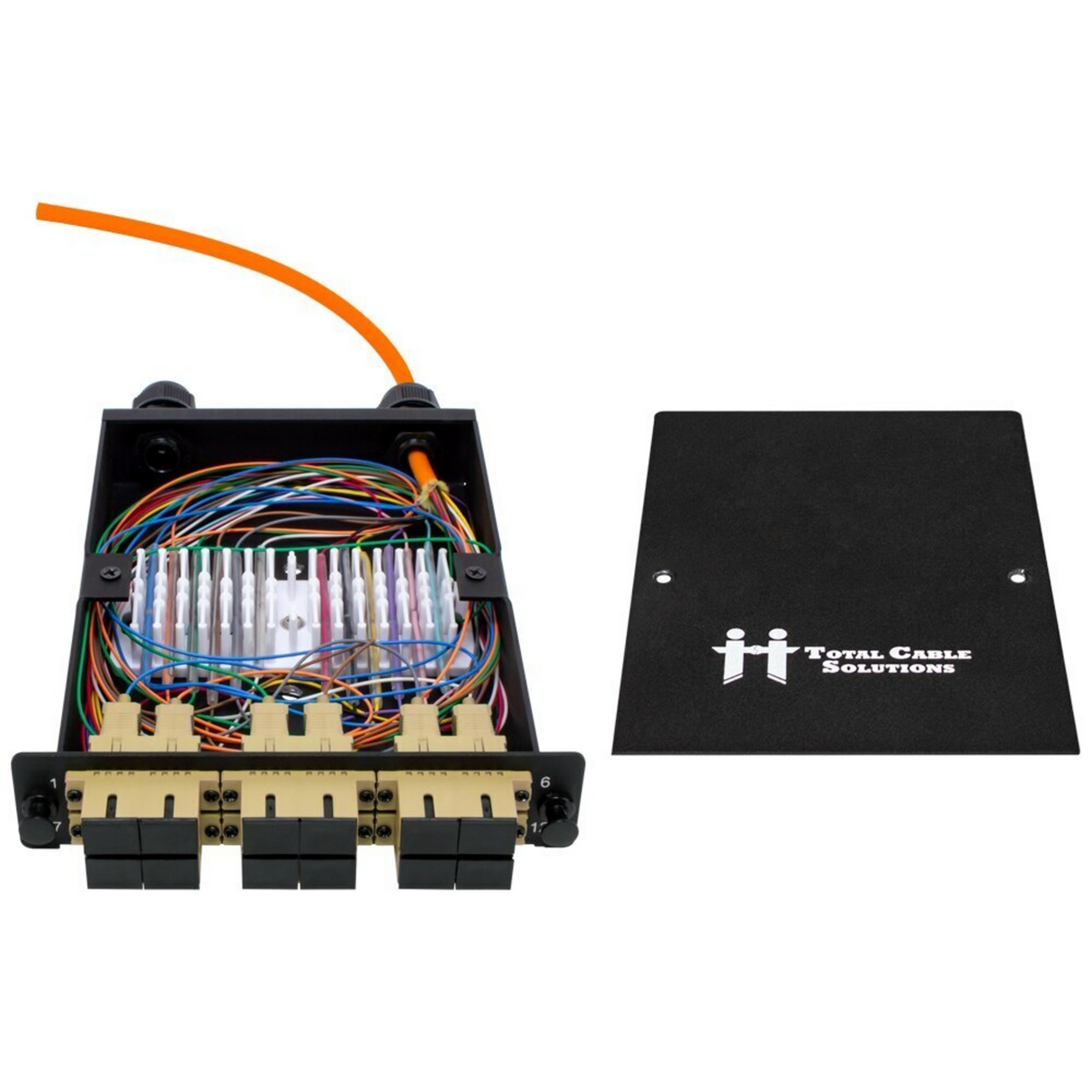 LGX Fiber Splice Cassette - OM1 with 6 Duplex SC