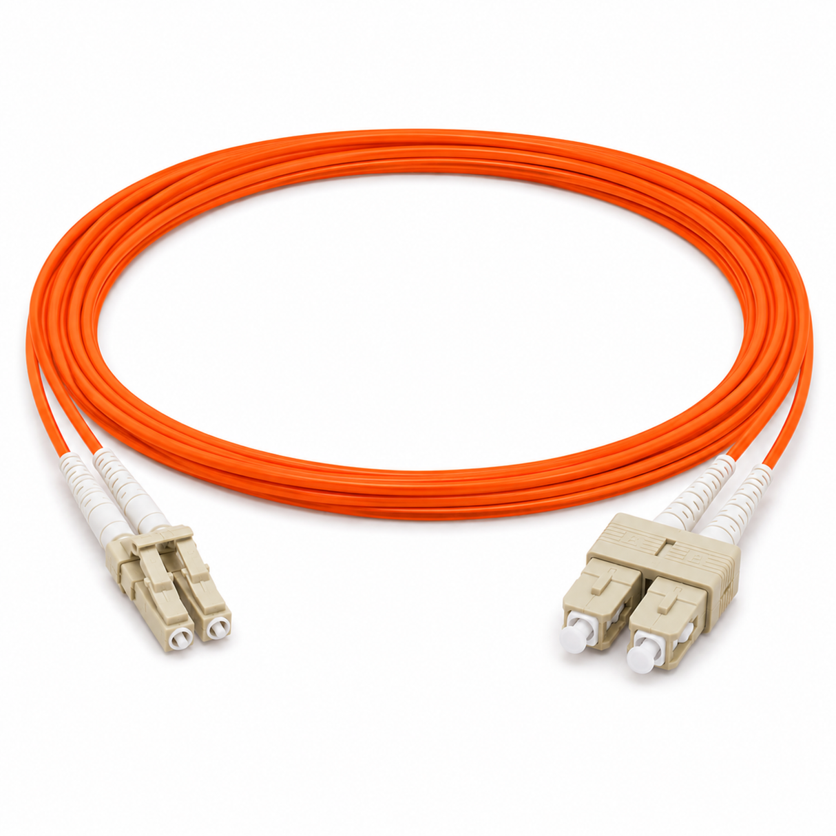 OM1 Duplex Fiber Patch Cables, LC - SC